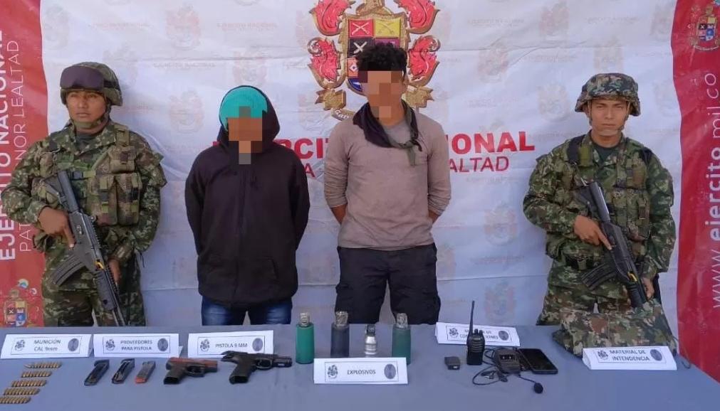 Capturados por el Ejército. 