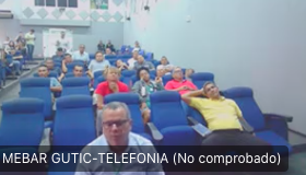 Aspecto de la audiencia virtual de este miércoles. 