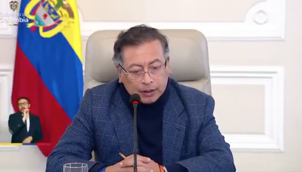 Presidente Gustavo Petro. 