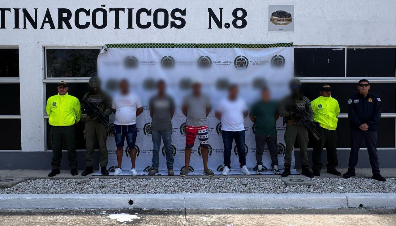 Las capturas se dieron en el departamento del Magdalena. 