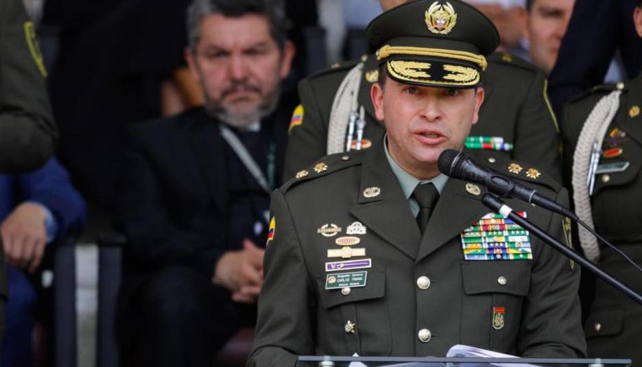 General Carlos Triana, director de la Policía Nacional. 