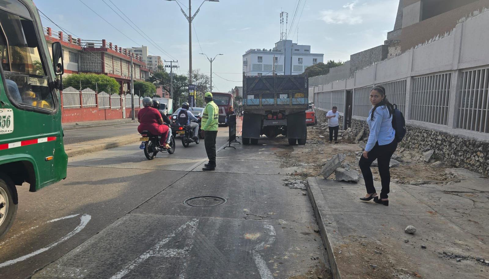 Las obras iniciaron este martes 1 de abril. 