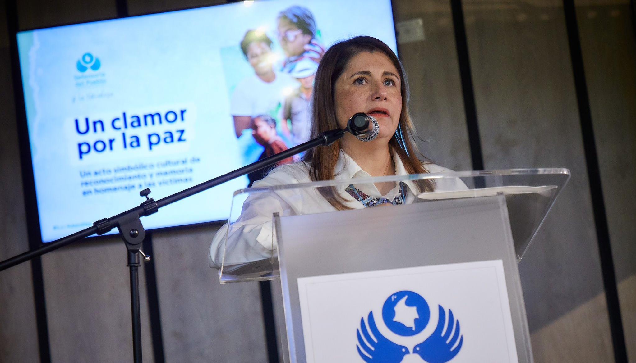 Iris Marín Ortiz, defensora del Pueblo.