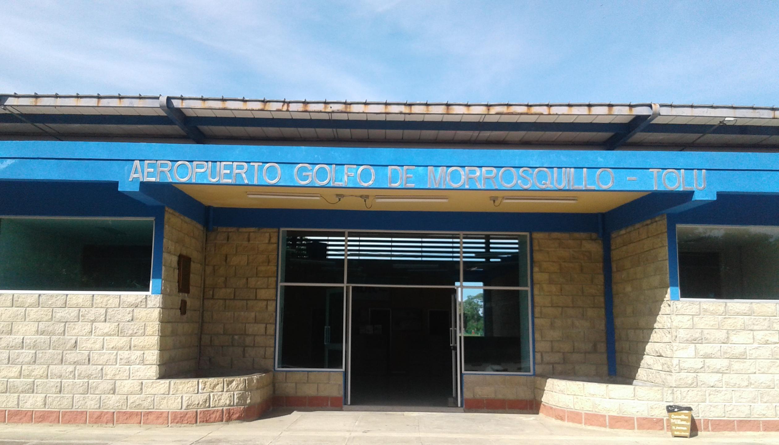 El Aeropuerto Golfo de Morrosquillo del municipio de Tolú.