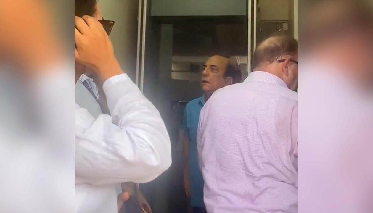 Jorge Pérez Bernier en la Fiscalía de Riohacha. 