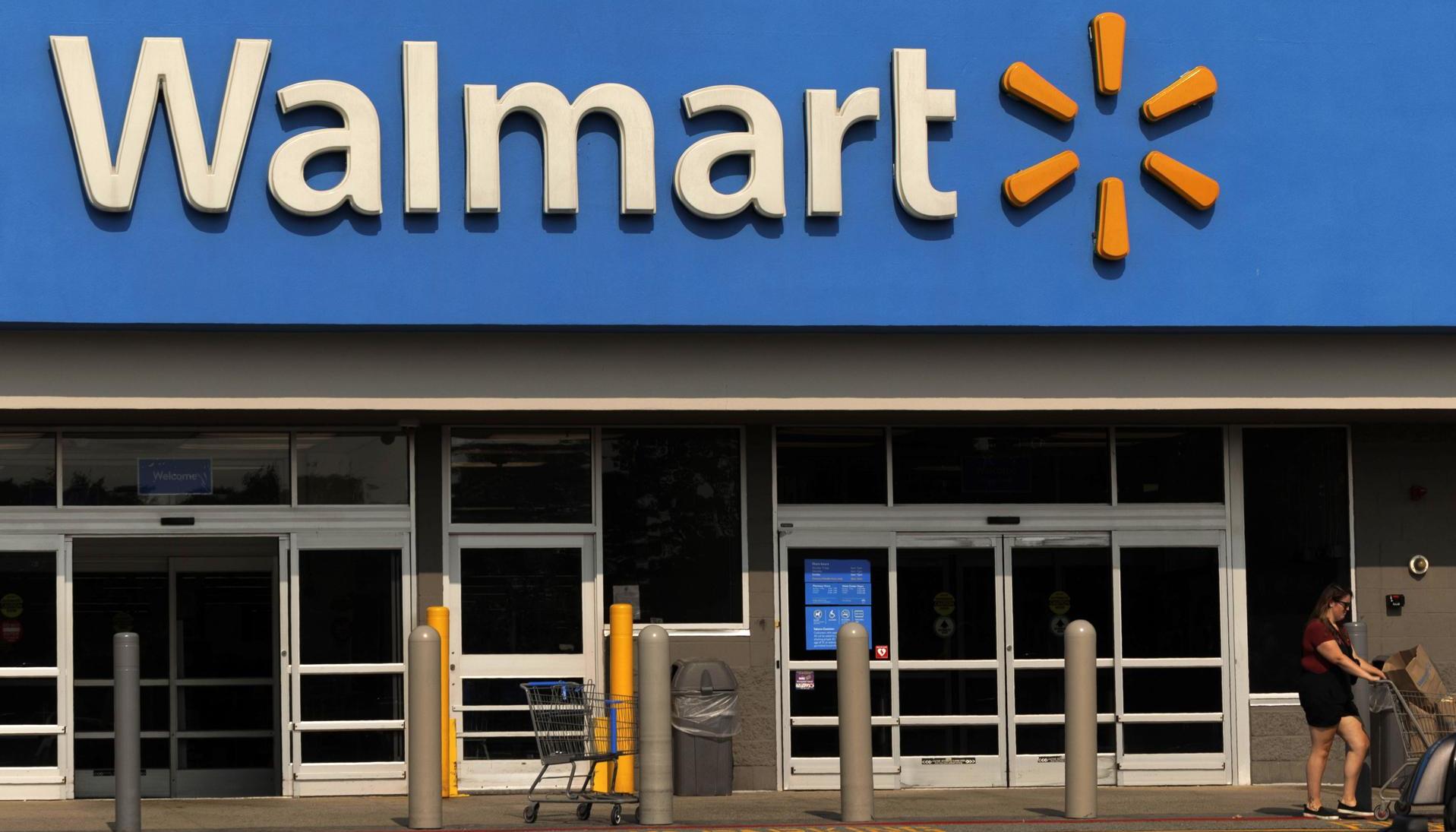 Fachada de una tienda Walmart.