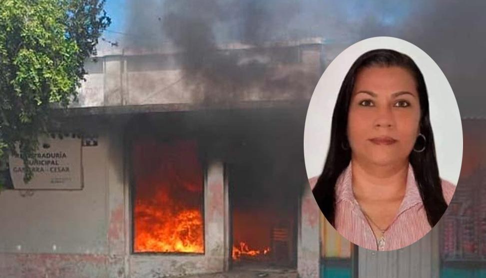La Registraduría y la víctima mortal Duperly Arévalo Carrascal.