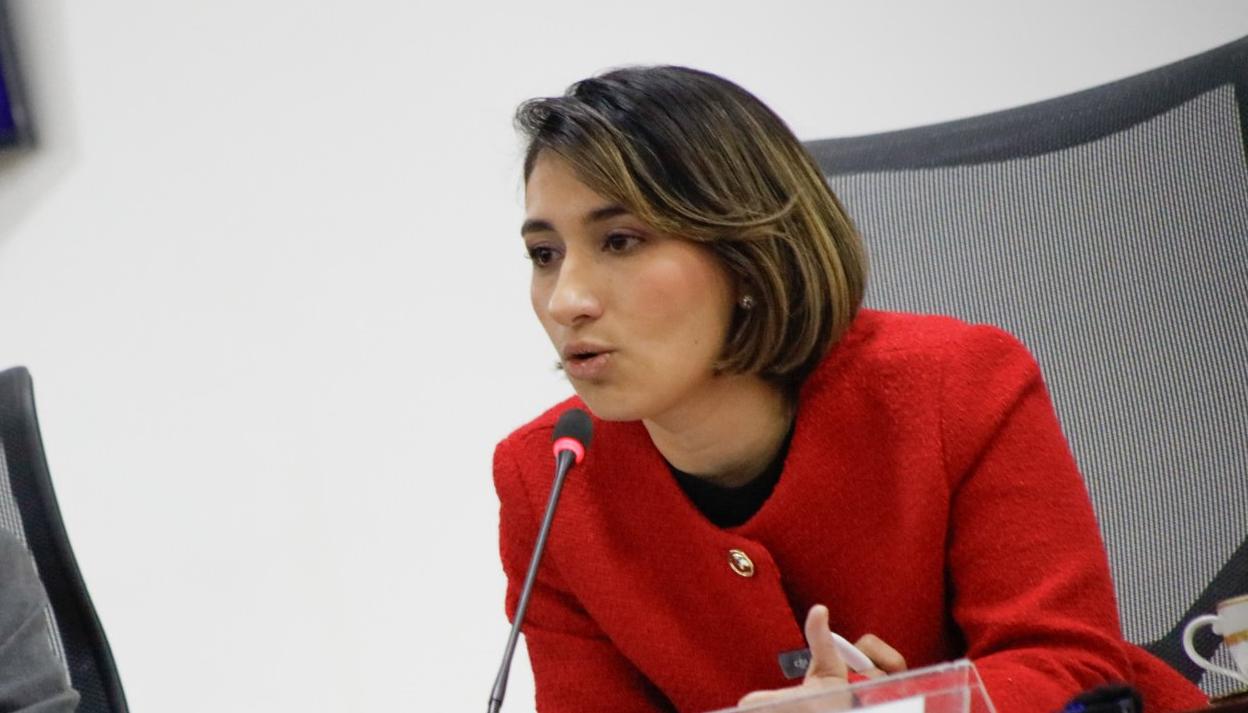 Laura Sarabia, canciller colombiana.