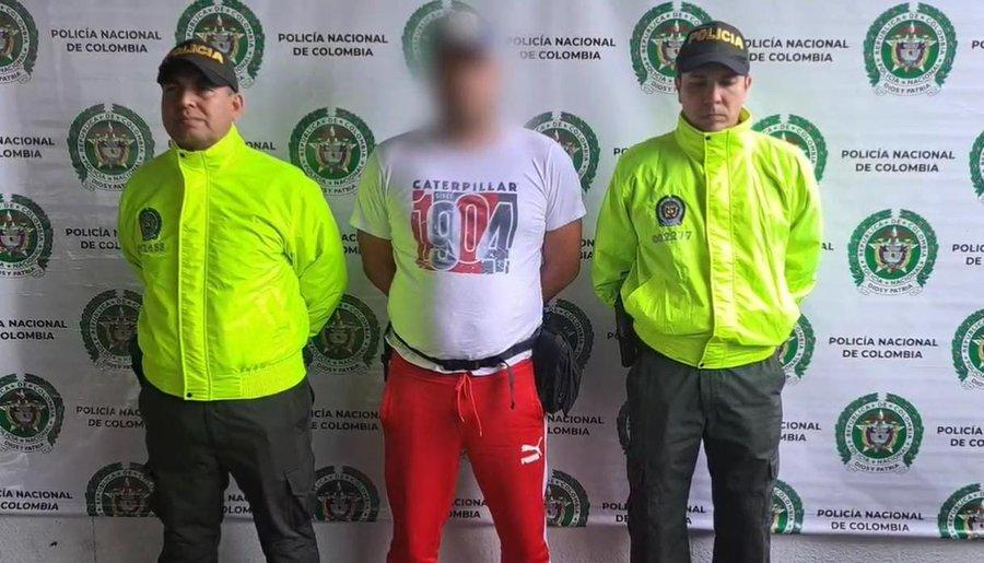 Cristhian Estuardo Vaides Fion, alias 'El tuerto', tras su captura.