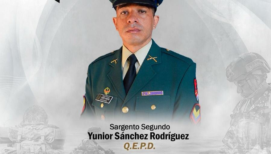 Yunior Sánchez Rodríguez, sargento fallecido.