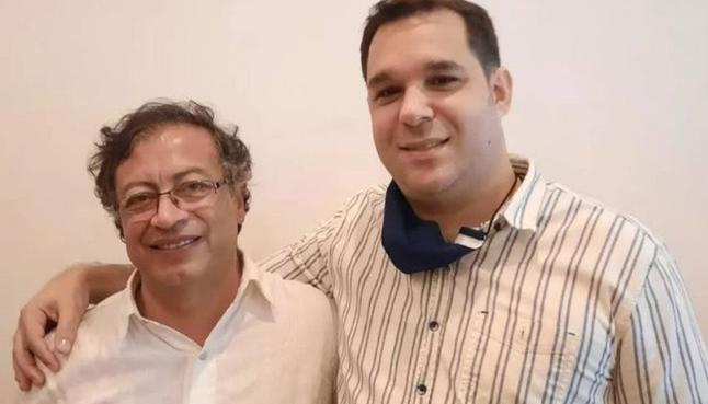 Juan Ucrós con el Presidente Gustavo Petro en el 2022. 
