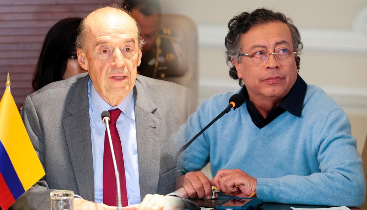 Álvaro Leyva y Gustavo Petro.