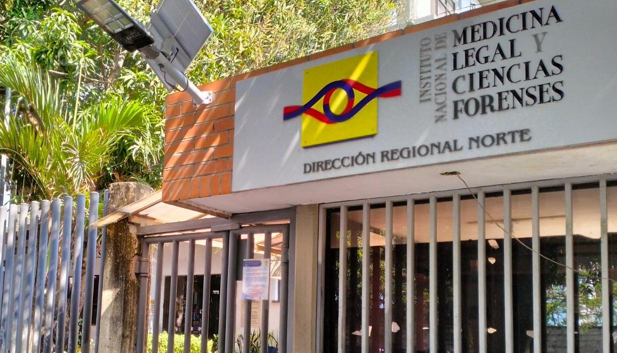 Fachada de Medicina Legal en Barranquilla.