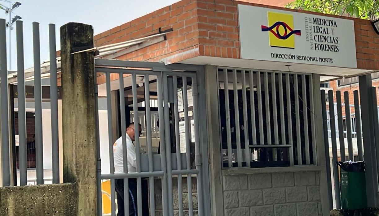 Aspecto de Medicina Legal, en Barranquilla. 