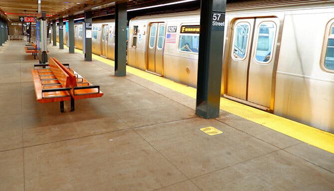 Metro de Nueva York.