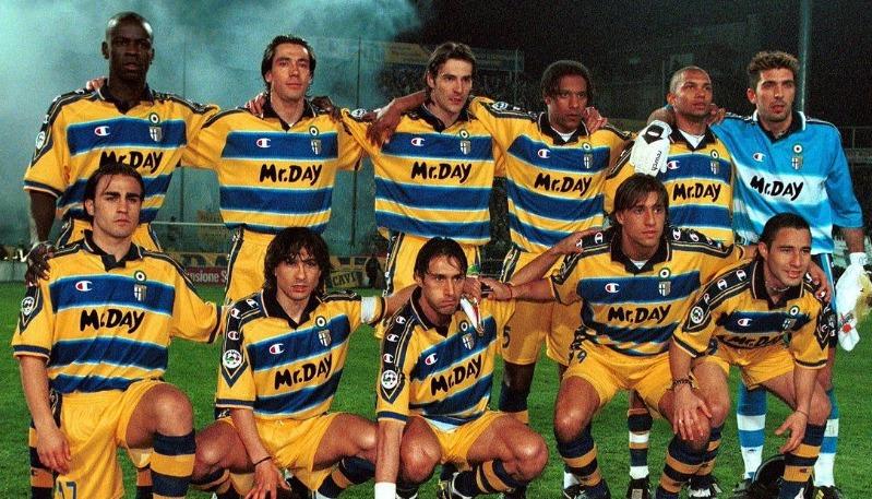 Buffon y Bolaño en el Parma que hizo historia.