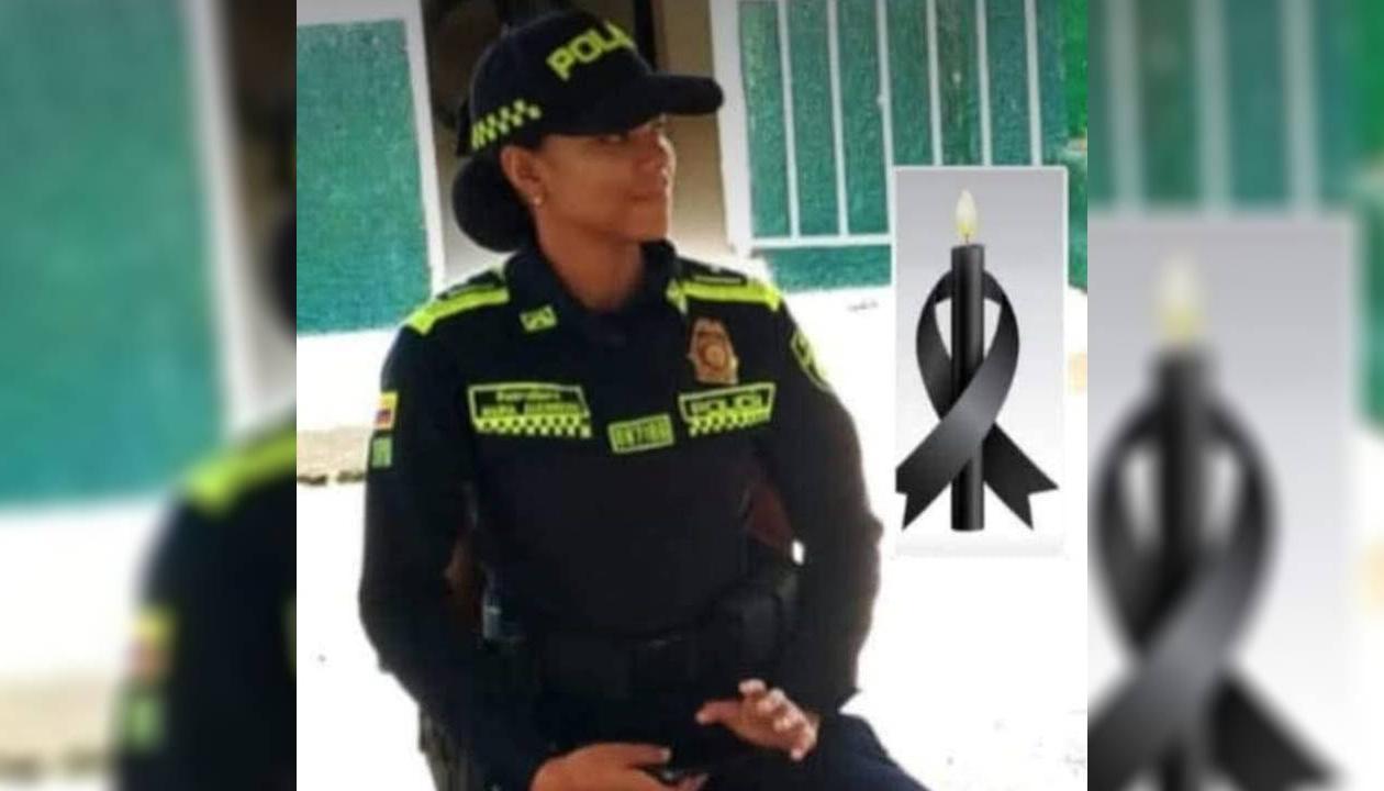 La patrullera María Alejandra Guerrero Montiel.