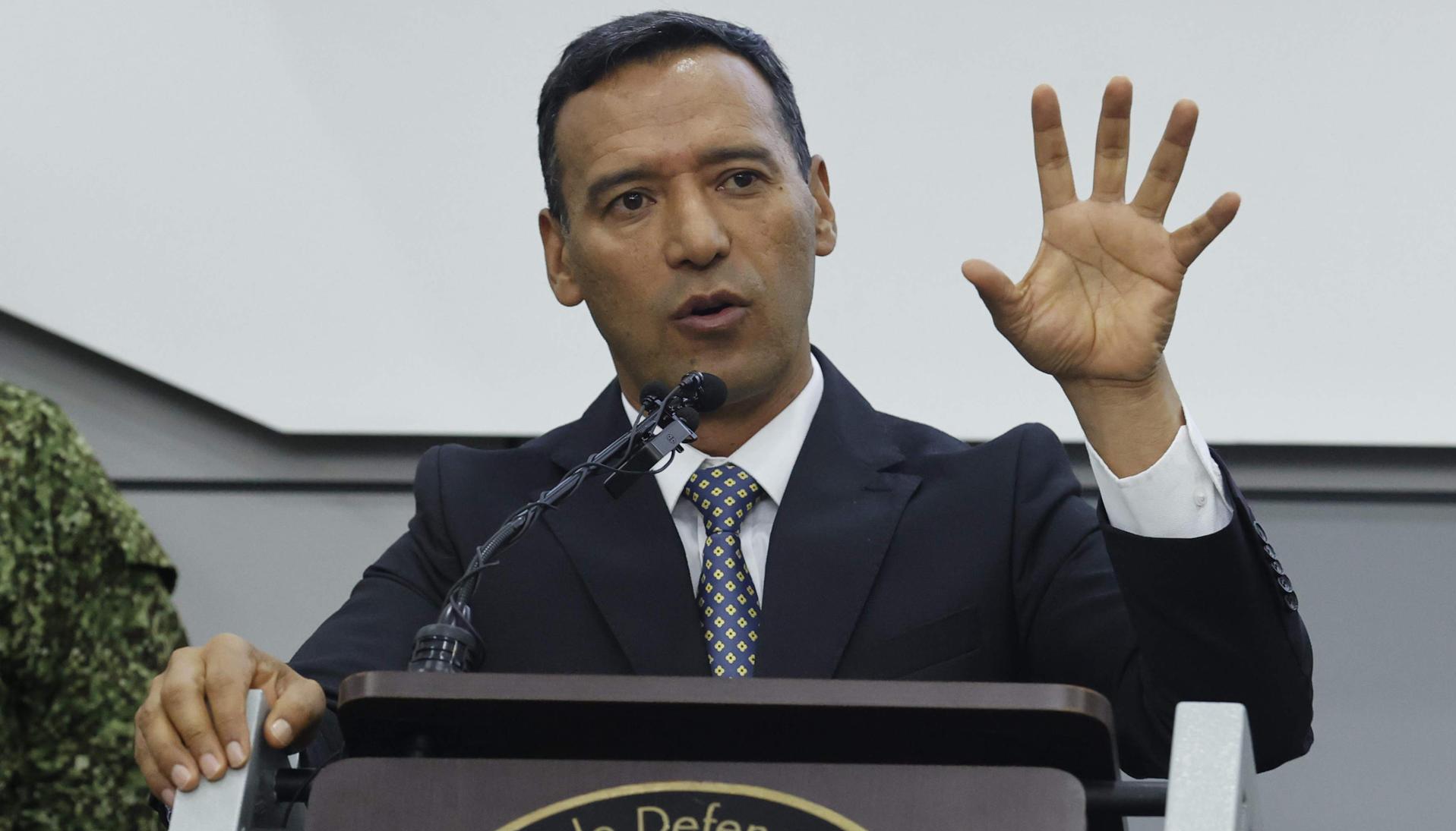 Pedro Sánchez Suárez, ministro de Defensa. 