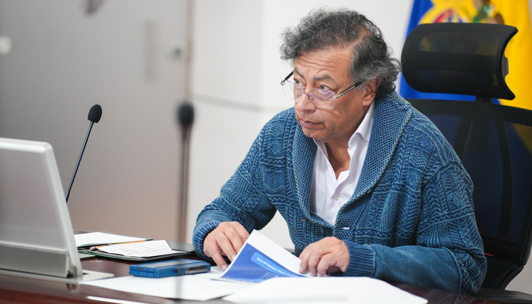 El Presidente de la República, Gustavo Petro.