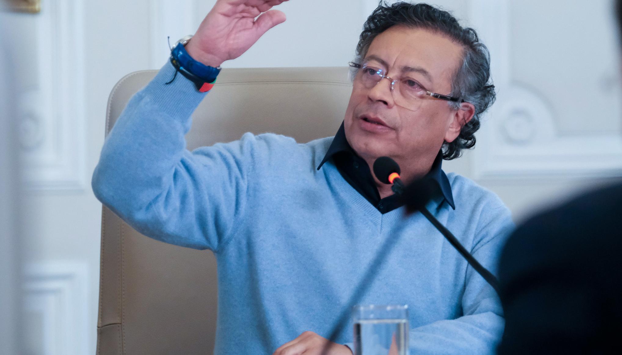El Presidente Gustavo Petro.
