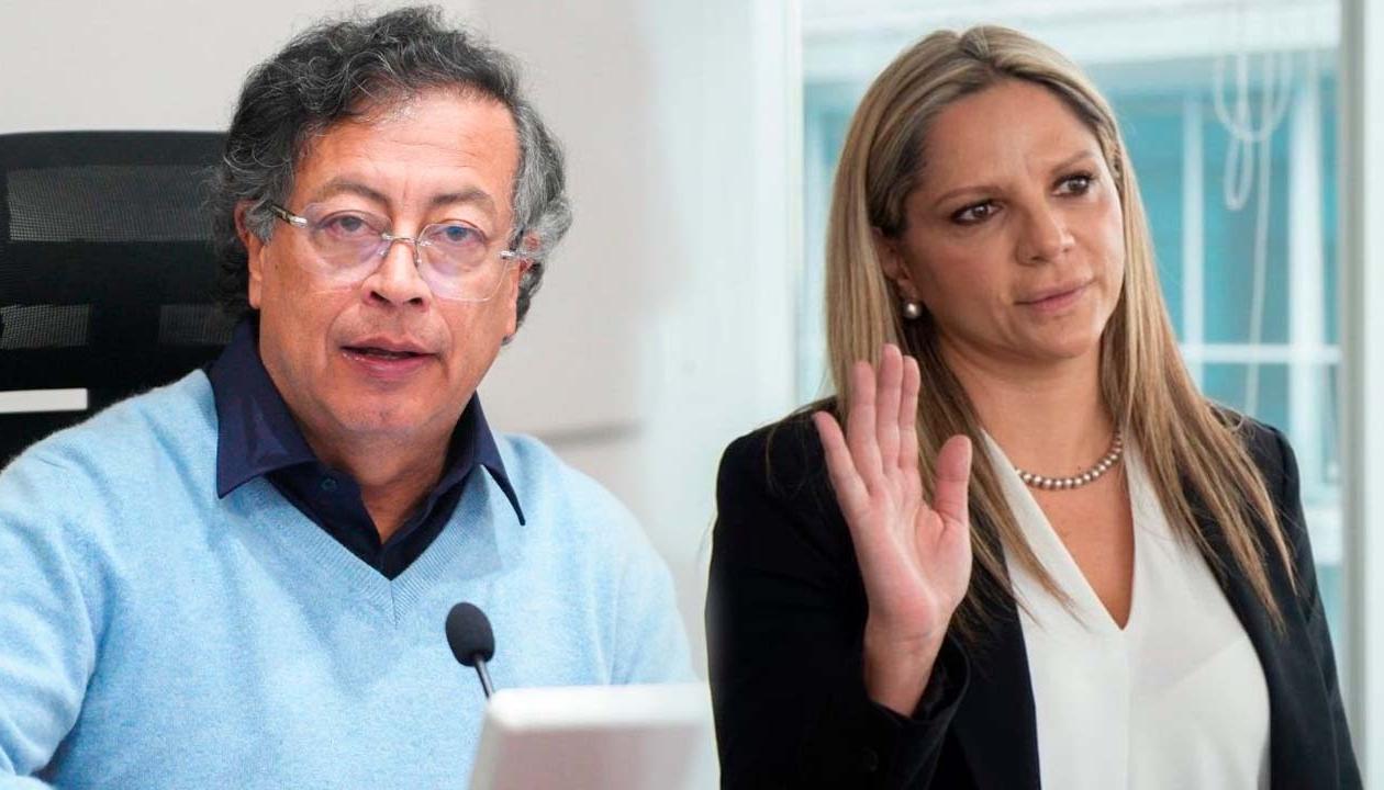 Gustavo Petro y Beatriz Gómez Consuegra.
