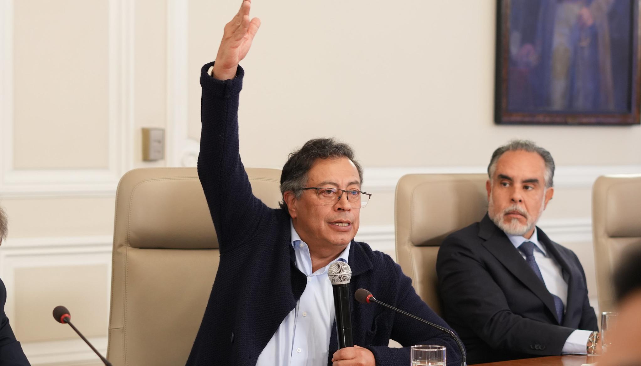 El Presidente Gustavo Petro.