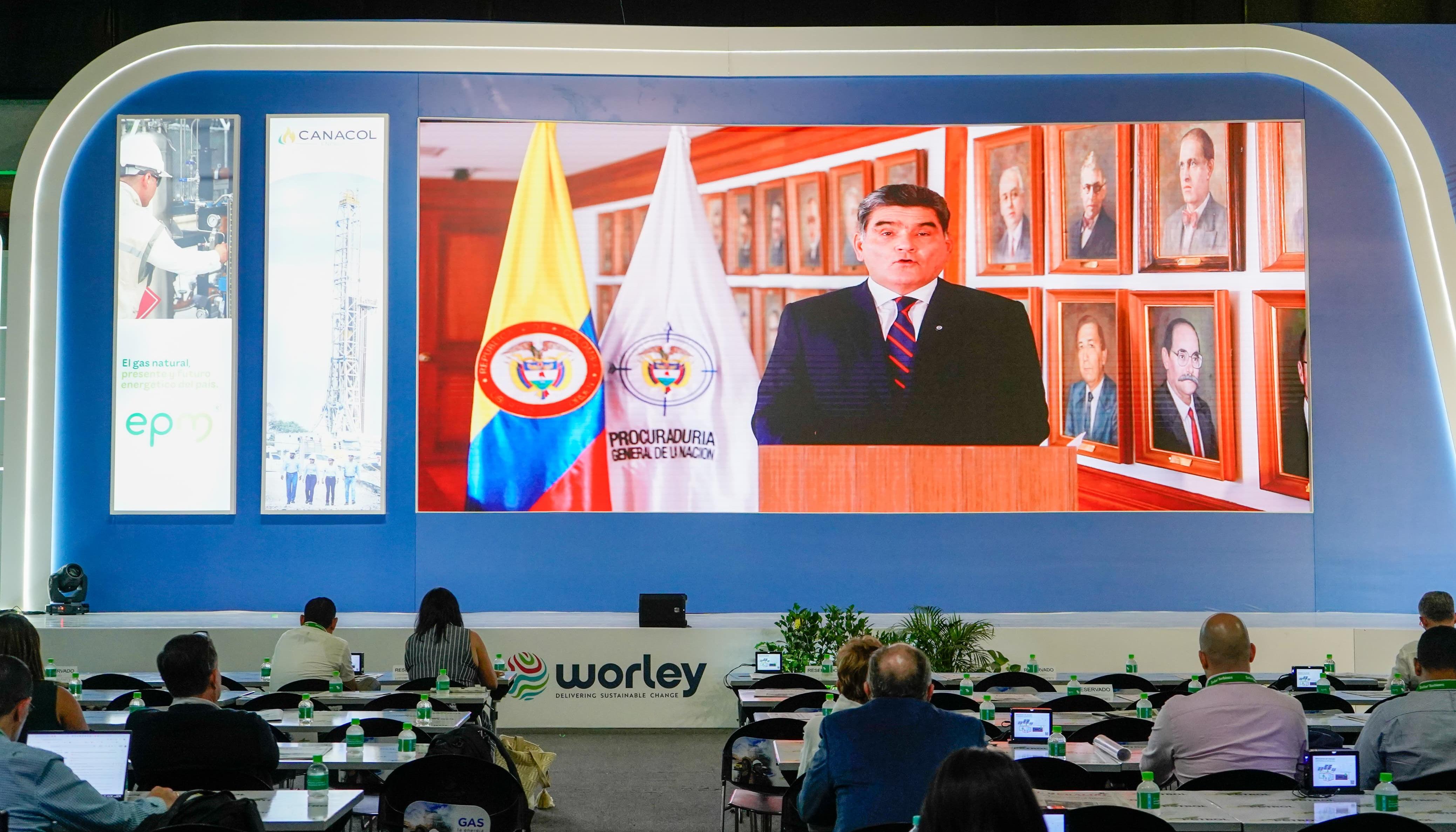 El Procurador Gregorio Eljach participó del Congreso de Naturgas a través de un video.