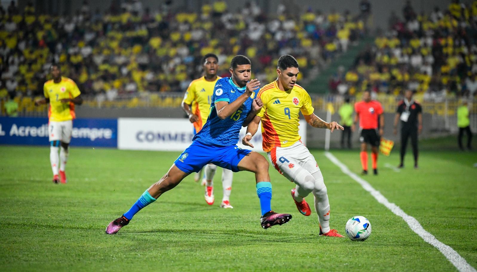 Santiago Londoño, delantero de la Selección Colombia.
