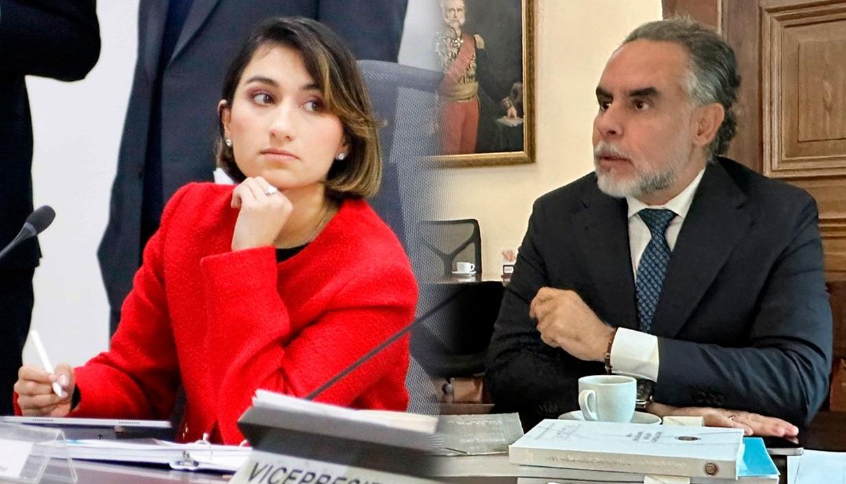 Laura Sarabia y Armando Benedetti.