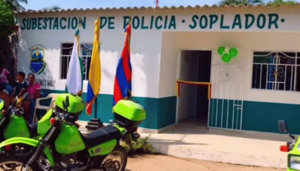 Subestación de Policía del corregimiento de Soplador.