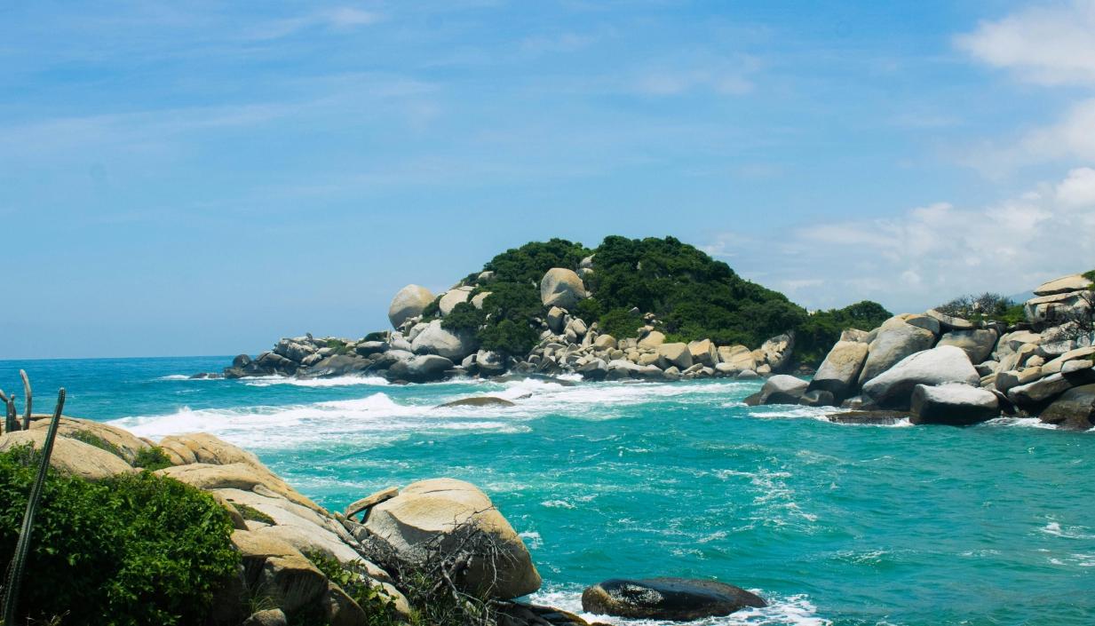Aspecto del Parque Tayrona. 