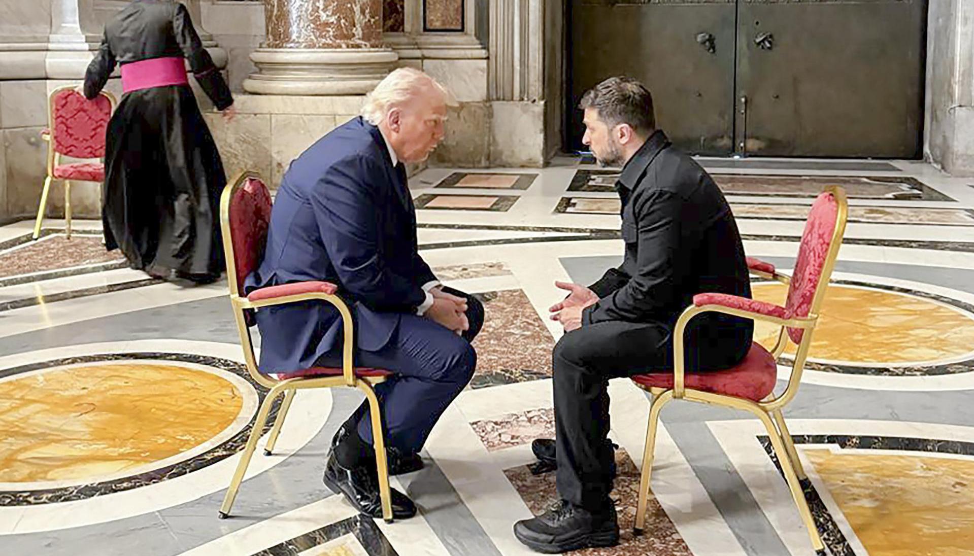 Reunión entre Trump y Zelensky.