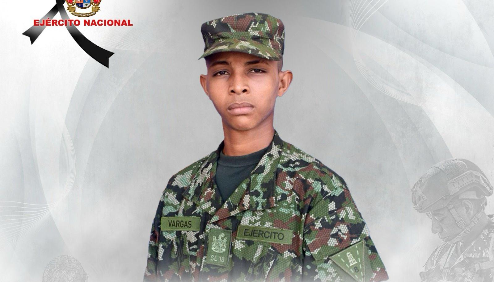 El soldado Luis Carlos Vargas Gutiérrez.