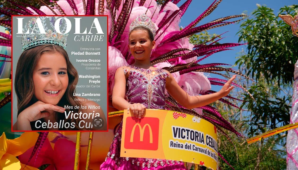 Victoria Ceballos Cure, Reina Infantil del Carnaval de Barranquilla 2025.