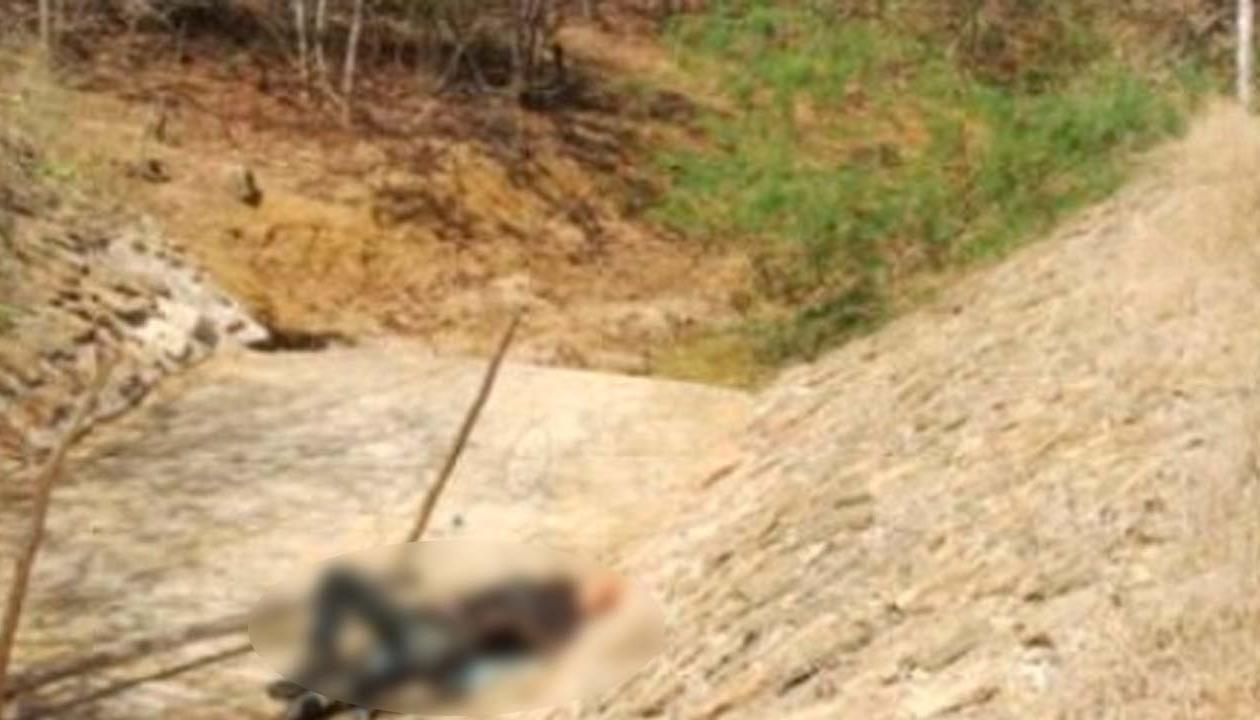 Lugar en donde fue hallado el cadáver.