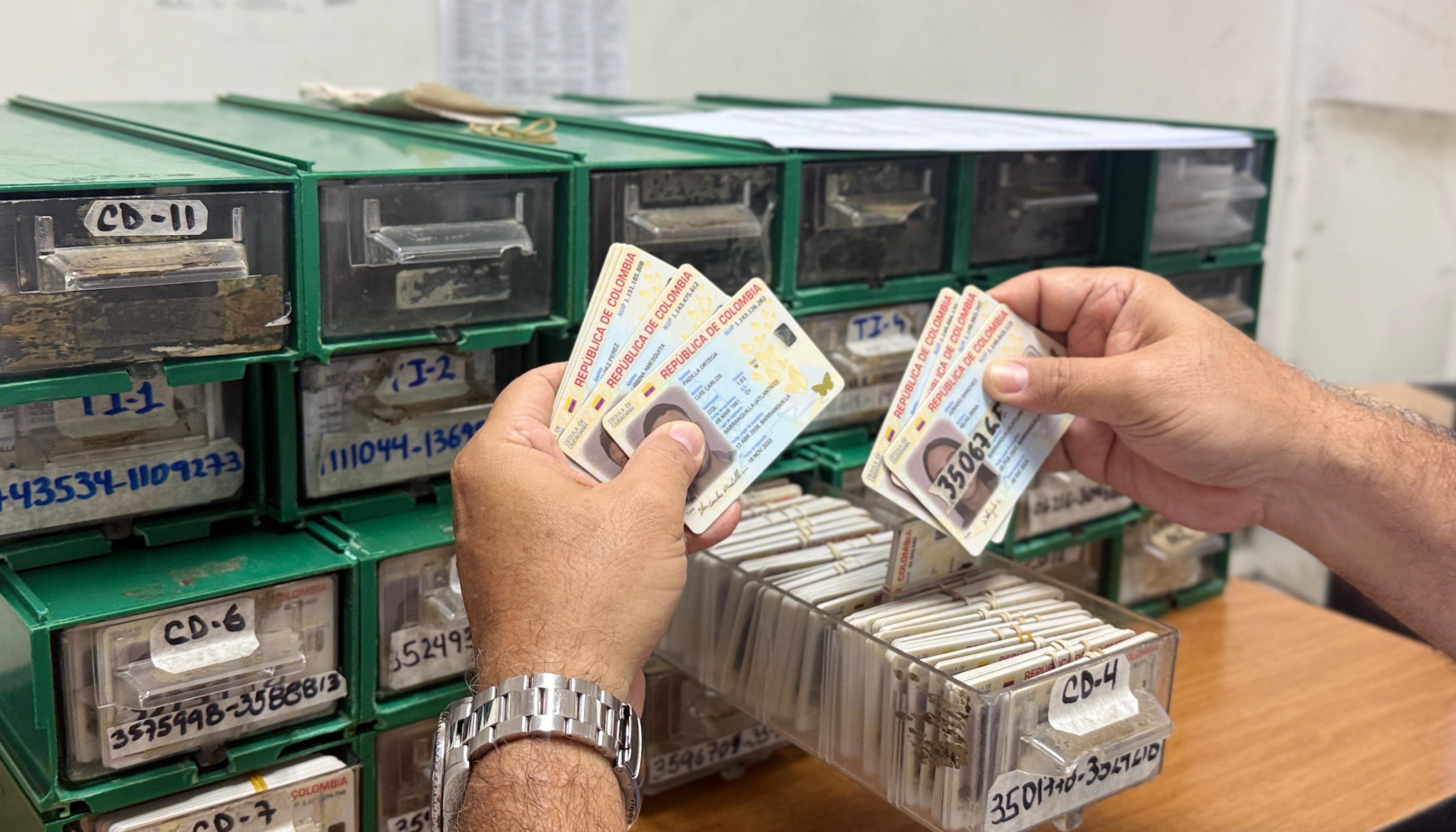 Más de 32 mil documentos de identidad están sin reclamar en Atlántico.