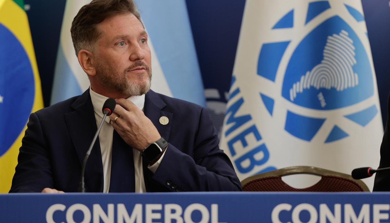 Alejandro Domínguez, presidente de la Conmebol. 