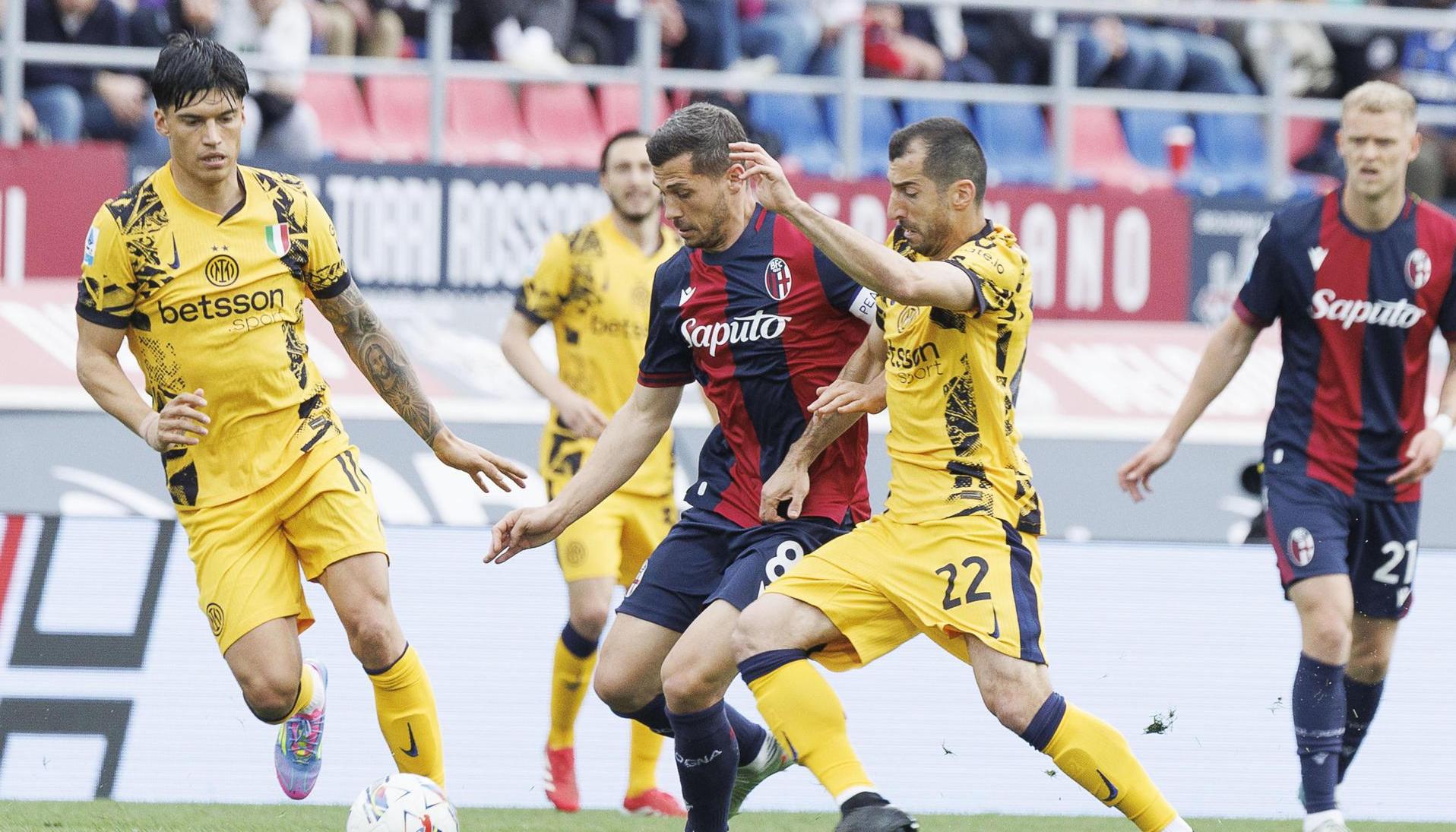 Inter enfrentó en la última jornada al Bologna.