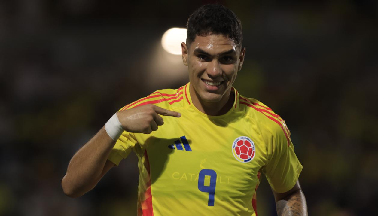 Santiago Londoño, delantero goleador de la Selección Colombia sub-17.