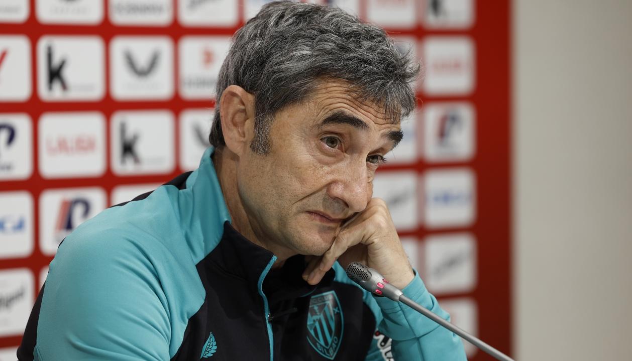Ernesto Valverde, entrenador del Athletic Bilbao.