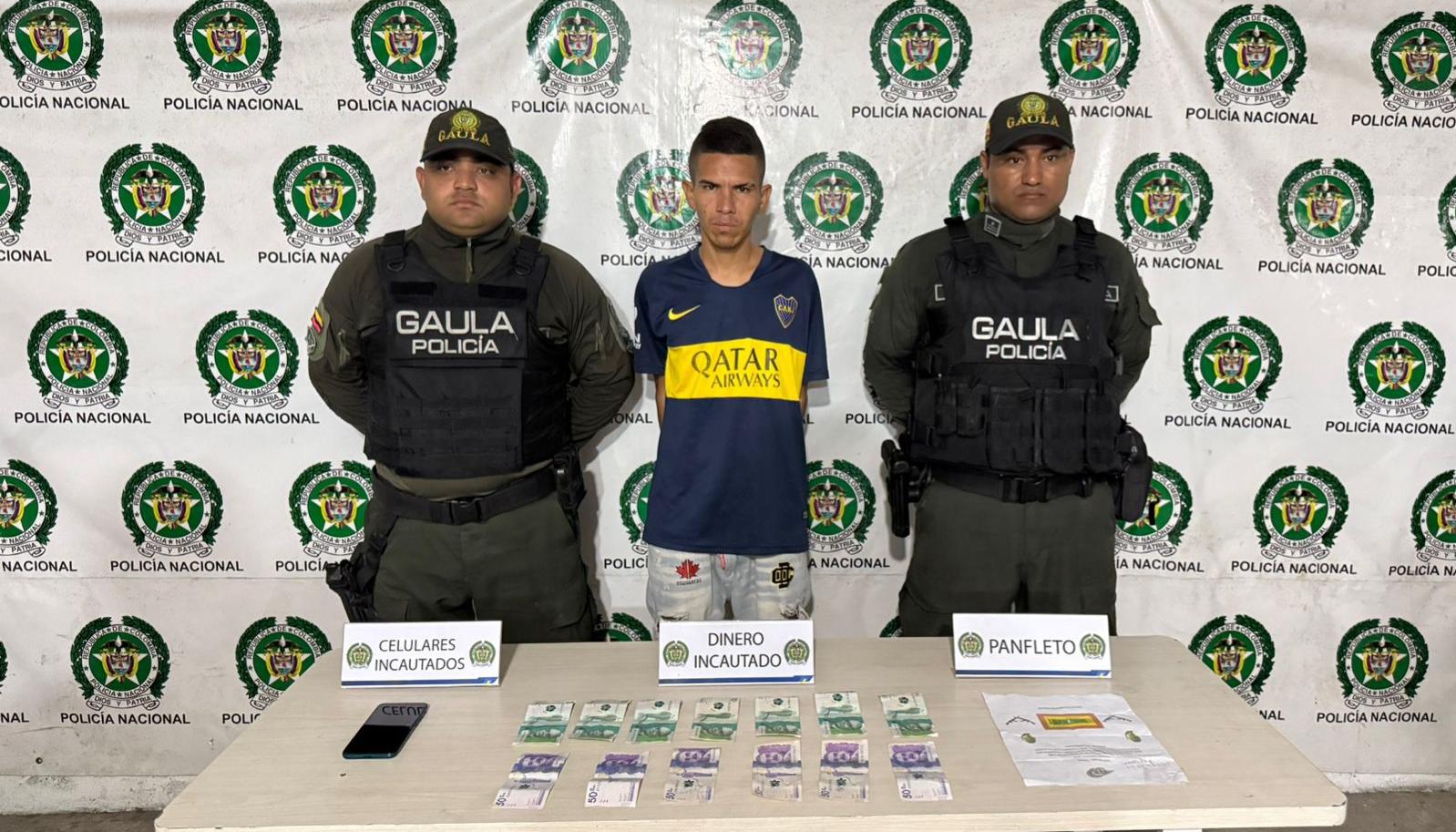 Brian José Osorio Lara, alias 'Gatico'.