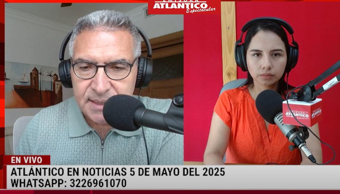 Transmisión de Atlántico en Noticias.