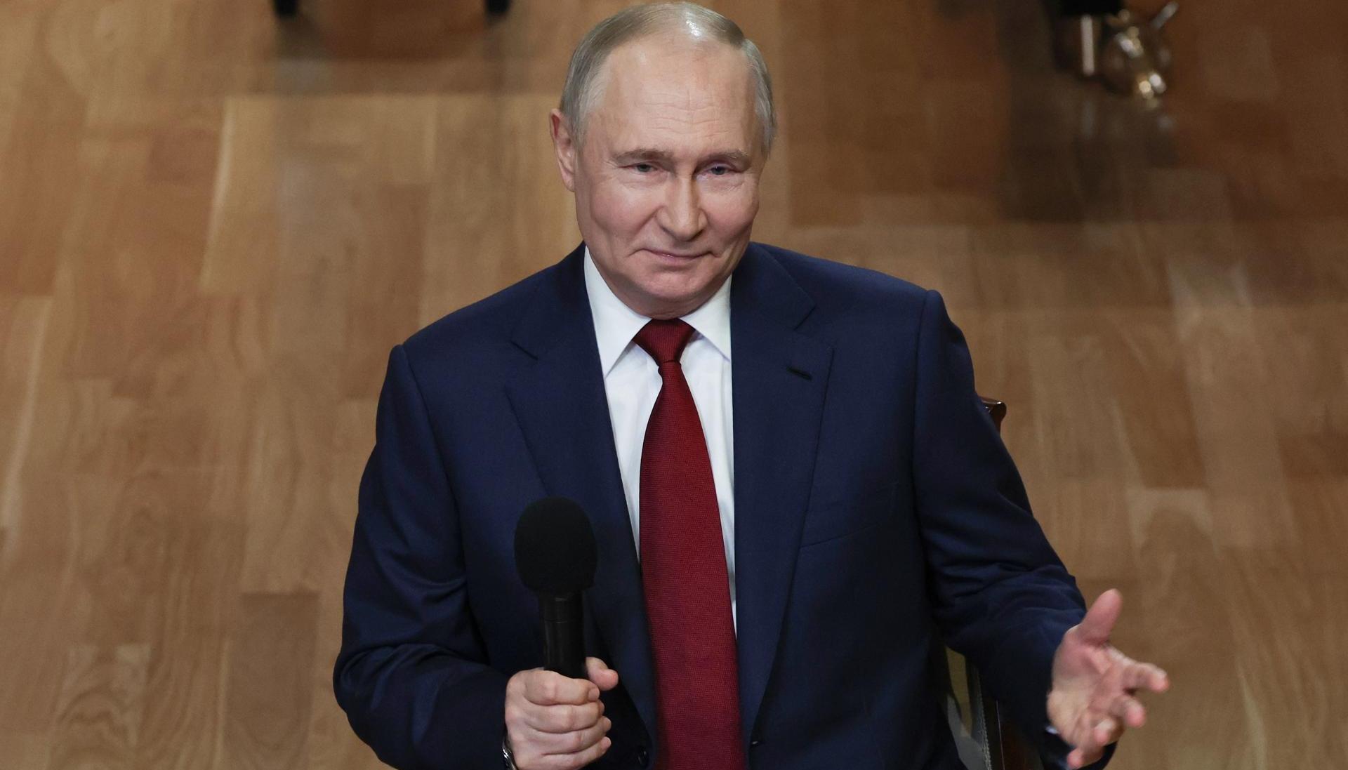 Vladimir Putin, Presidente de Rusia.