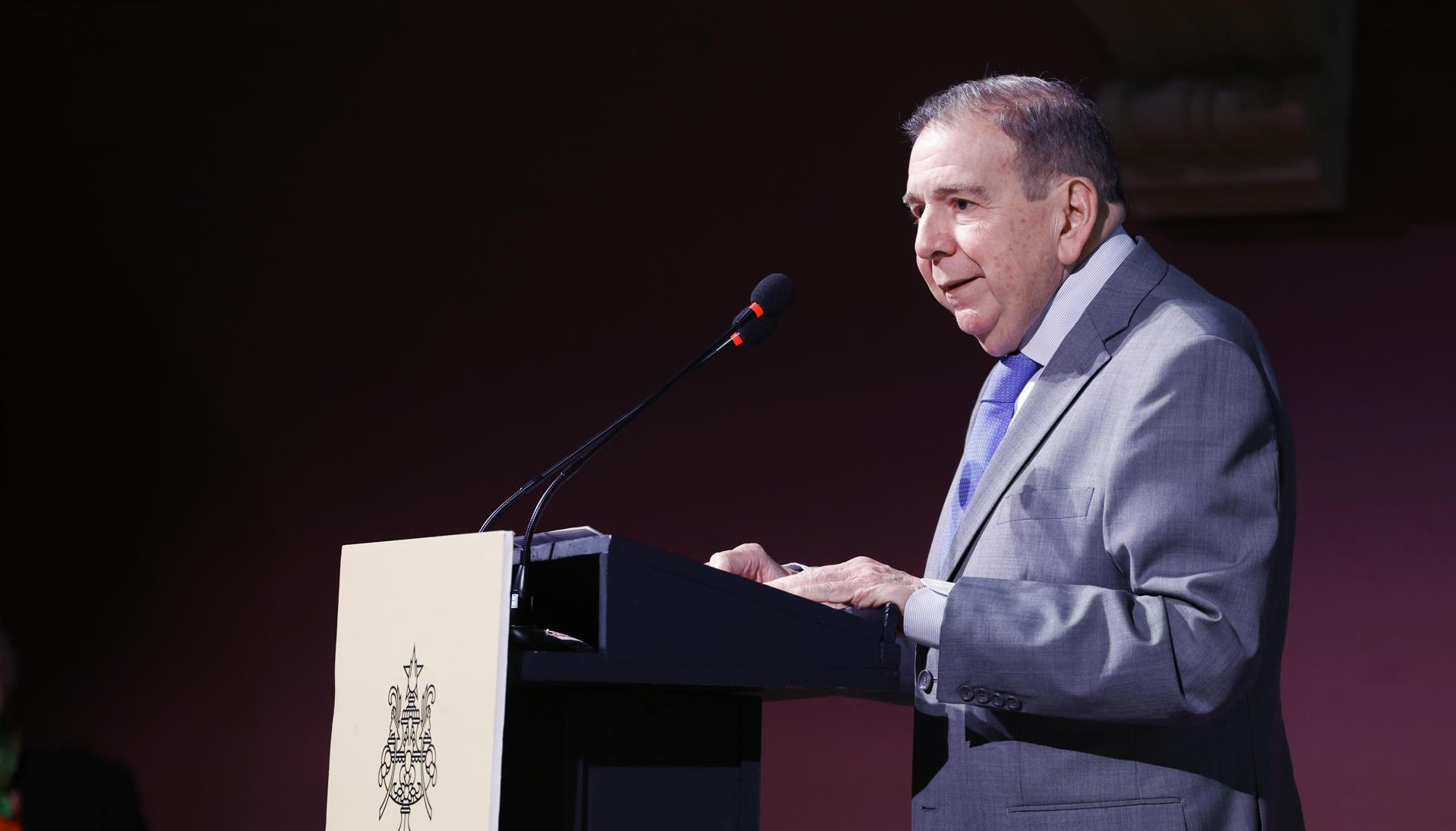 El líder opositor y excandidato presidencial venezolano Edmundo González Urrutia. 