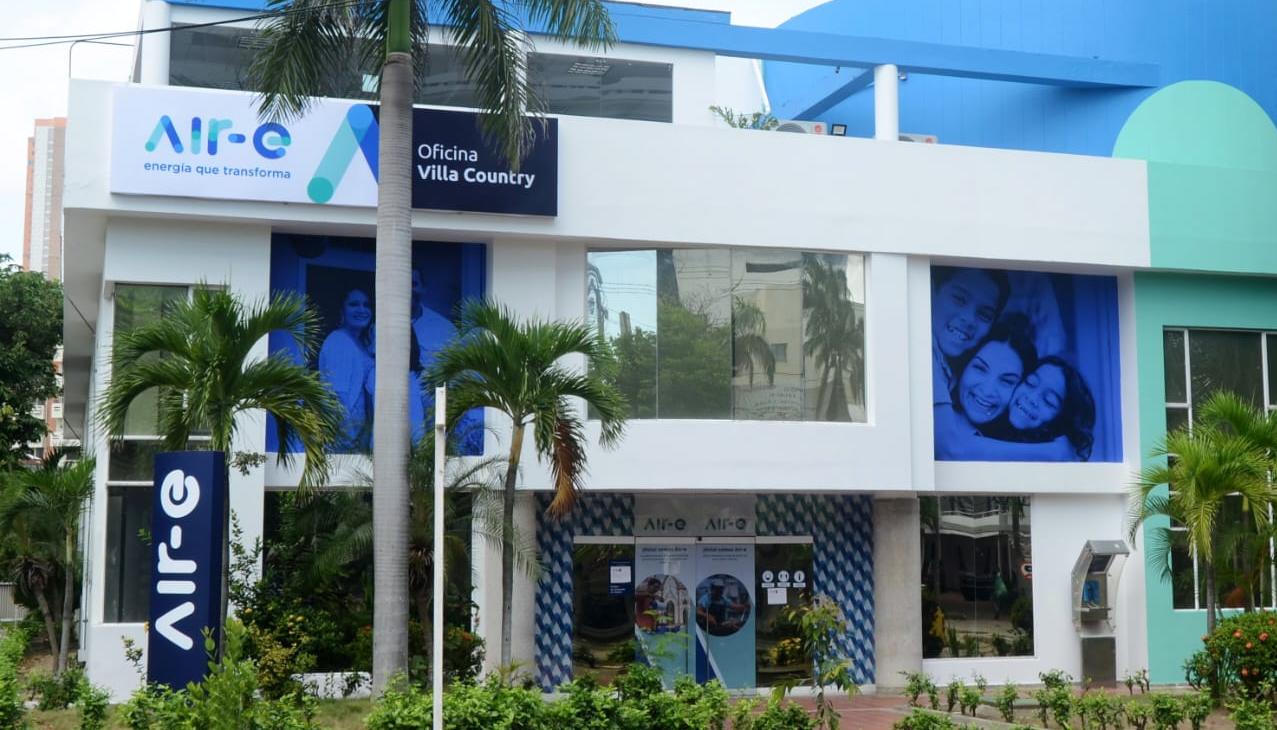 Fachada de Air-e.