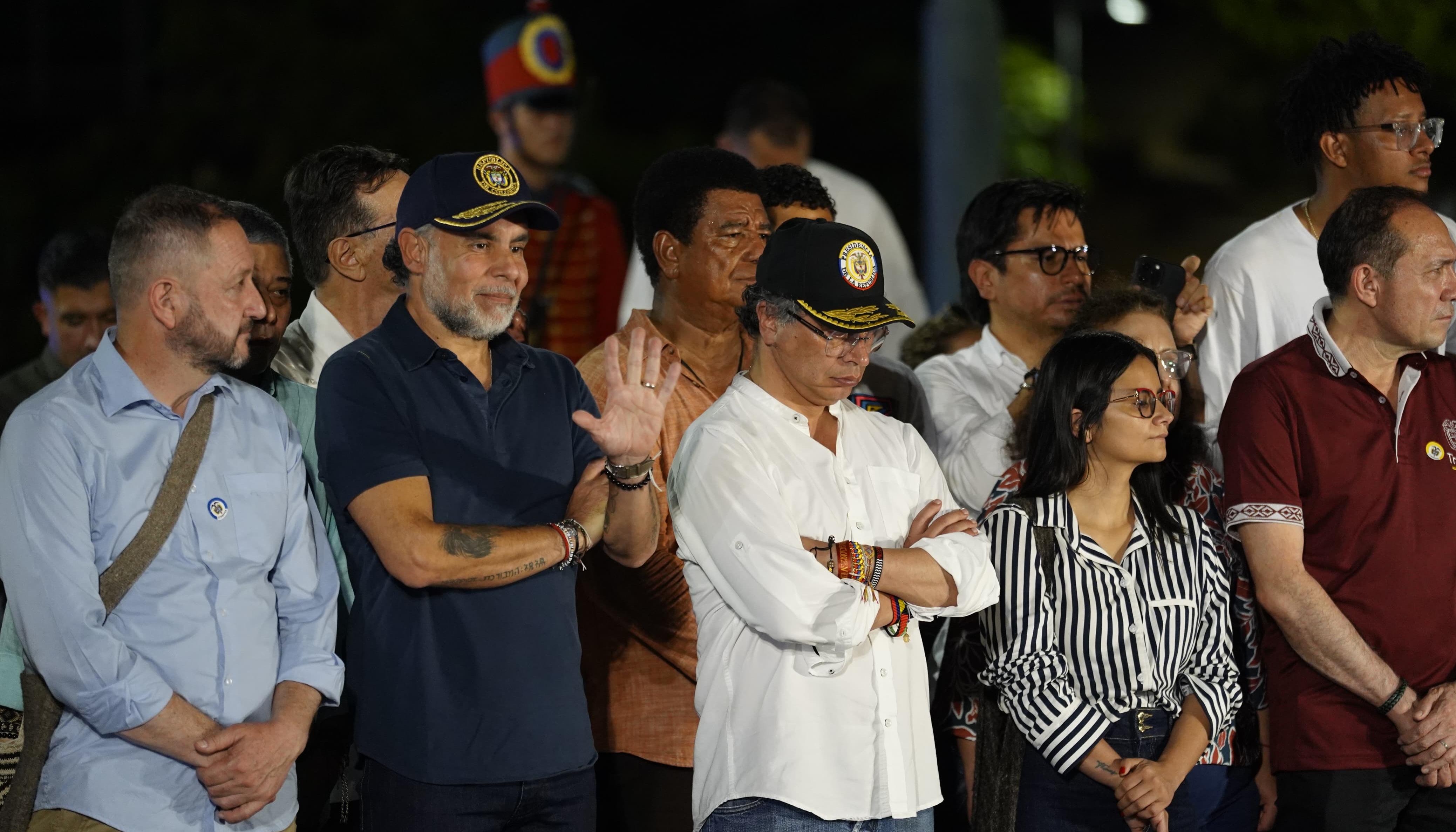 El Ministro del Interior, Armando Benedetti, y el Presidente Gustavo Petro.