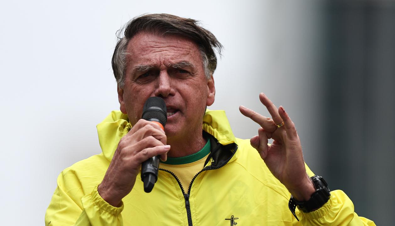 El expresidente brasileño Jair Bolsonaro.