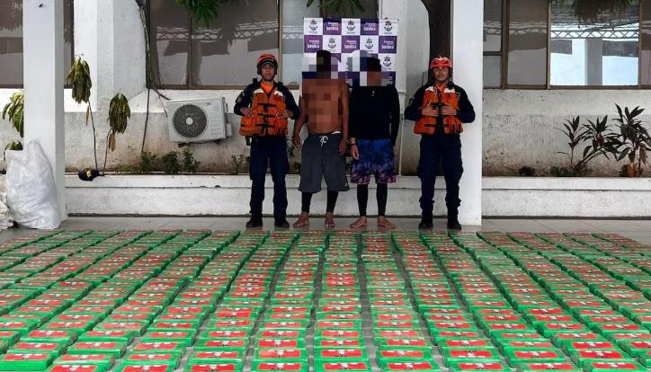 Incautación de cocaína. 