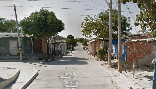 Calle 94 con carrera 9A, donde se presentó la riña. 