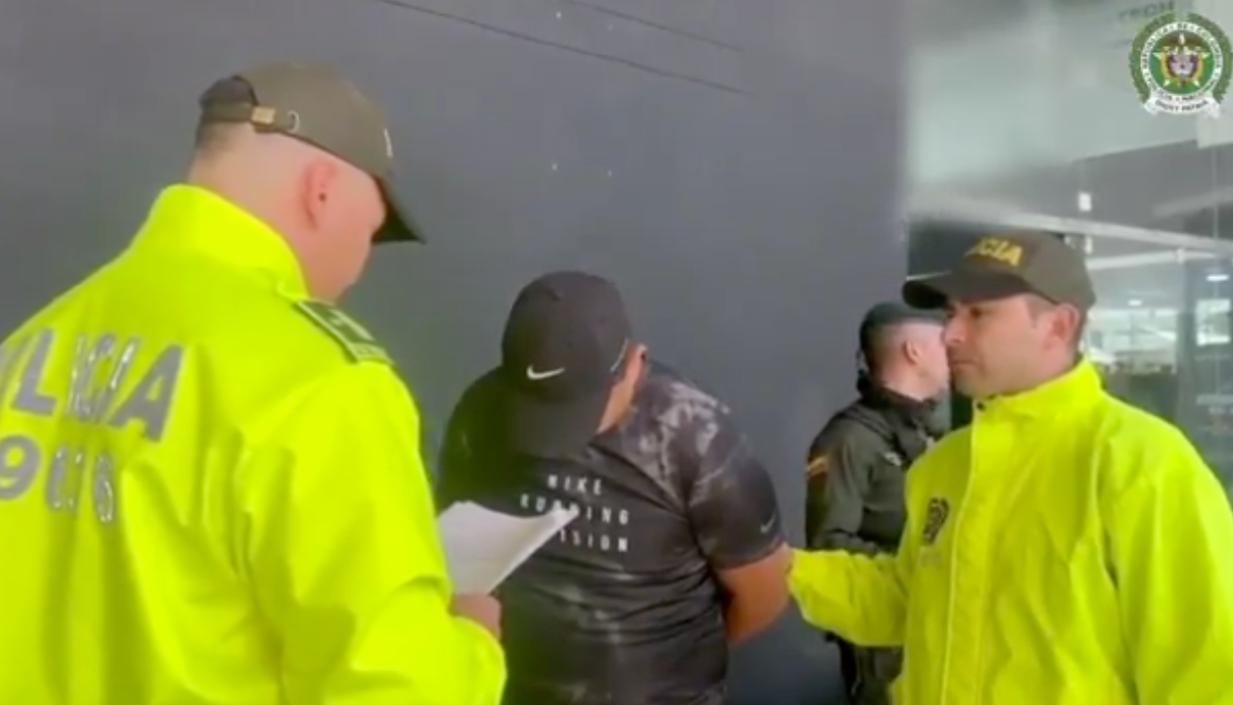  Jorge Antonio Zurita, alias 'Gordo Pibe', capturado por la Policía. 